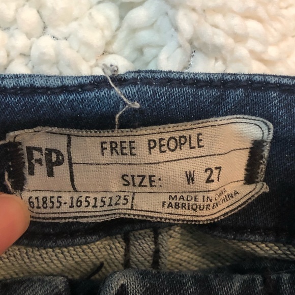 Free People High Waisted Jeans - Picture 3 of 6